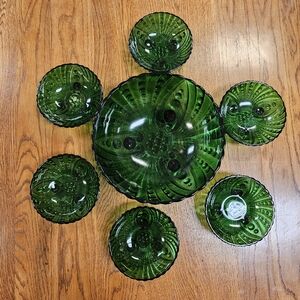 Anchor Hocking green set